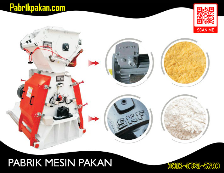 Jual Mesin Penggiling pakan hammer mill tipe Water Drop