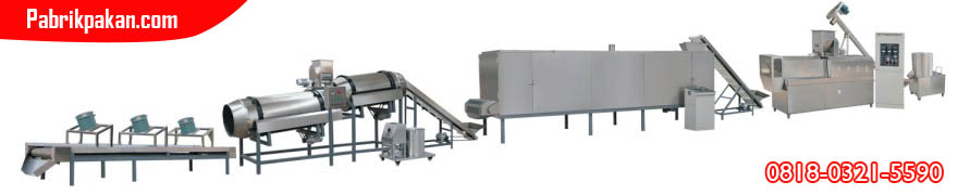 Mesin pakan ikan mengapung stainless steel